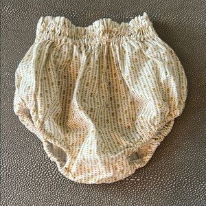 Soor Ploom Chamomile Lottie’s Stylish Cream and Gold Baby Bloomers. 2Y